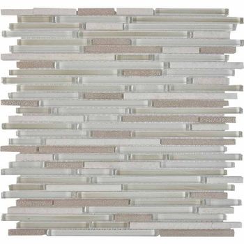 Мозаика Pixmosaic Камень и стекло PIX735 30x30 см — фото 1, Мозаика