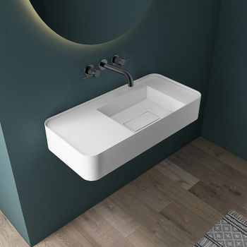 Смеситель для раковины Vincea Groove VBFW-4G1GM Вороненая сталь — фото 3, Смесители для раковины