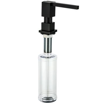 Дозатор для моющего средства Gappo G40 G404-1 Черный матовый — фото 1, Дозаторы для кухонных моек