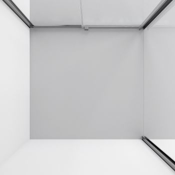 Душевая дверь Niagara Nova 100 NG-64-10A профиль Хром стекло прозрачное — фото 5, Раздвижные душевые двери