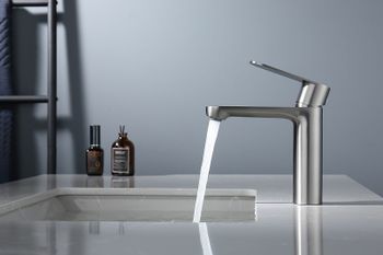 Смеситель для раковины Splenka S222.10.09 Графит матовый — фото 9, Смесители для раковины