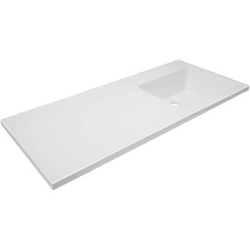 Раковина Эстет Даллас 110 R ФР-00001668 с местом под стиральную машину Белая — фото 1, Раковины на стиральную машину