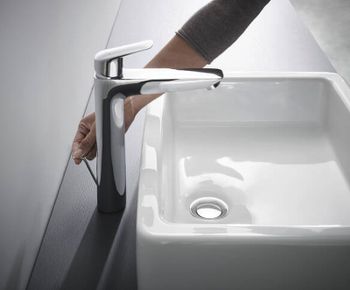 Смеситель для раковины Hansgrohe Logis 71090000 Хром — фото 9, Смесители для раковины