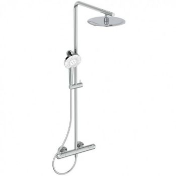Душевая система Ideal Standard Ceratherm T50 A7704AA с термостатом Хром — фото 1, Душевые стойки