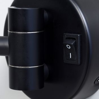 Товар: Косметическое зеркало WasserKRAFT K-1004BLACK с подсветкой с увеличением Черное матовое - фото 4 Косметическое зеркало WasserKRAFT K-1004BLACK с подсветкой с увеличением Черное матовое — фото 4, Косметические зеркала