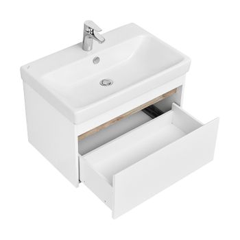 Тумба под раковину Aquaton Марти 70 1A267501MY010 подвесная Ясень шимо — фото 3, Тумбы под раковину