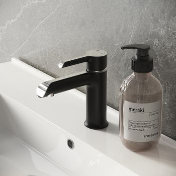 Смеситель для раковины Grossman Alba 510.K35.06.100/210 Черный Хром — фото 4, Смесители для раковины