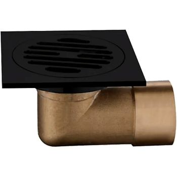 Душевой трап Gappo G81053-6 с Черной матовой решеткой — фото 1, Трапы для душа