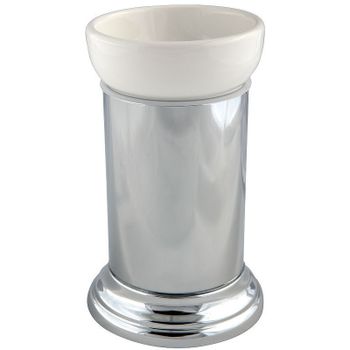 Стакан для зубных щеток Migliore Mirella 17226 Хром — фото 1, Стаканы для зубных щеток