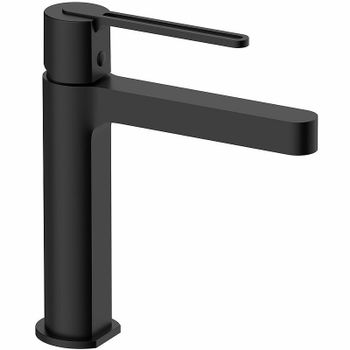 Смеситель для раковины Vincea Rondo VBF-1R1MB Черный матовый — фото 1, Смесители для раковины