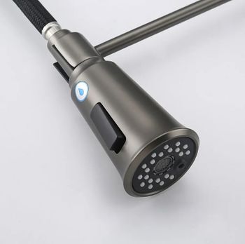 Смеситель для кухни Gappo G4398-69 Оружейная сталь — фото 3, Смесители для кухни