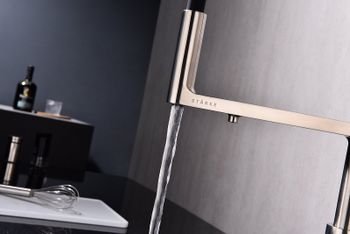 Смеситель для кухни Paulmark Tornado To213402-NI Никель — фото 9, Смесители для кухни