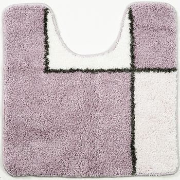 Коврик для туалета WasserKRAFT Ruwer 50х50 BM-6709 Фиолетовый — фото 1, Коврики для ванной комнаты