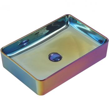 Товар: Раковина-чаша Abber Rechteck 51 AC2207Regen Хамелеон - фото 1 Раковина-чаша Abber Rechteck 51 AC2207Regen Хамелеон — фото 1, Раковины накладные