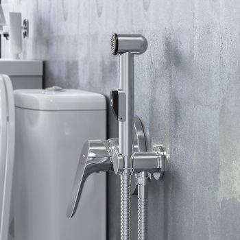 Гигиенический душ со смесителем Damixa Jupiter 777510001 Хром — фото 7, Гигиенические души