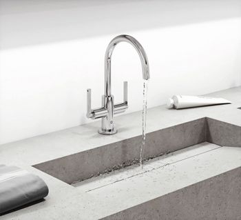 Смеситель для раковины Kludi Nova Fonte 201180515 Хром — фото 3, Смесители для раковины