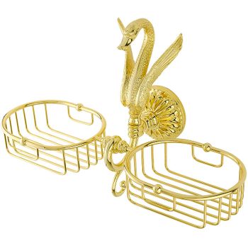 Мыльница Migliore Luxor 26126 Золото — фото 1, Мыльницы