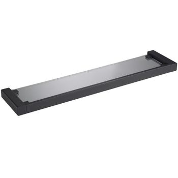 Стеклянная полка Timo Selene 14072/03 Черный — фото 1, Полки для ванной и душа