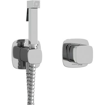 Гигиенический душ со смесителем WasserKRAFT Naab A8651.326.057.136 Хром — фото 1, Гигиенические души