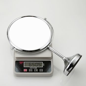 Косметическое зеркало Frap F6208 с увеличением Хром — фото 7, Косметические зеркала