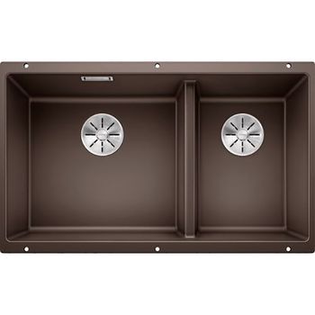 Кухонная мойка Blanco Subline 430/270-U 523160 Кофе — фото 1, Кухонные мойки
