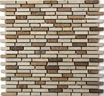 Мозаика Bonaparte Натуральный камень Barcelona I 30,5х30,5 см — фото 1, Мозаика
