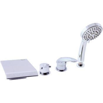 Смеситель на борт ванны Rav Slezak Dunaj D473.5P Хром — фото 1, Смесители на борт ванны