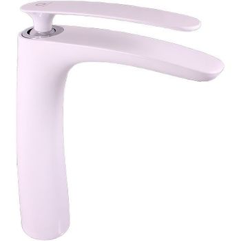 Смеситель для раковины Rav Slezak Tigris TG130.5BC Белый глянец Хром — фото 1, Смесители для раковины