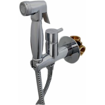 Гигиенический душ со смесителем Webert Elio EL870301345 Никель матовый — фото 1, Гигиенические души