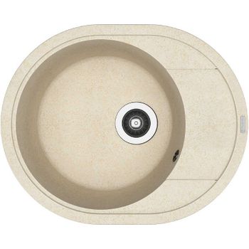 Кухонная мойка Florentina Родос-580 20.240.B0580.104 Бежевая — фото 1, Кухонные мойки