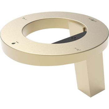 Сушилка для рук со смесителем и дозатором для жидкого мыла Nofer Concept 01901.GD Золото матовое — фото 1, Диспенсеры для жидкого мыла