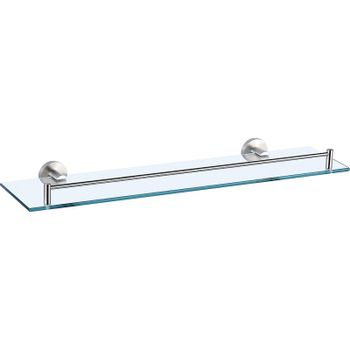 Стеклянная полка Aquanet 4587 264914 Хром — фото 1, Полки для ванной и душа