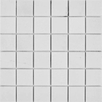 Каменная мозаика Pixmosaic Thassos PIX296 30,5x30,5 см — фото 1, Мозаика