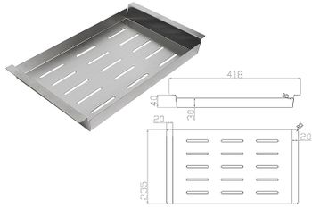 Поддон ZorG Master ZM 02 Нержавеющая сталь — фото 2, Аксессуары для кухни