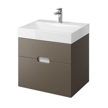 Тумба под раковину Creto Malibu 60 7-1077Cap подвесная Capuchino — фото 2, Тумбы под раковину