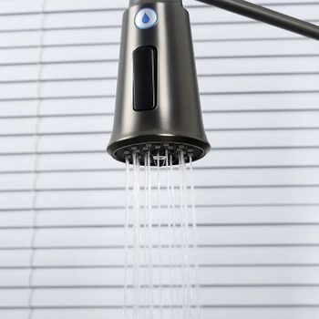 Смеситель для кухни Gappo G4398-69 Оружейная сталь — фото 10, Смесители для кухни