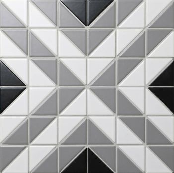 Керамическая мозаика StarMosaic Albion Cube Grey TR2-CL-SQ2 27,5x27,5 см — фото 1, Мозаика
