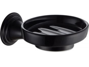 Мыльница Fixsen Luksor FX-71608B Черный Золото — фото 1, Мыльницы