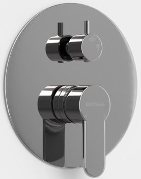 Душевая система Berges Nardis 2R 071003 Хром сильвер — фото 2, Встраиваемые душевые комплекты