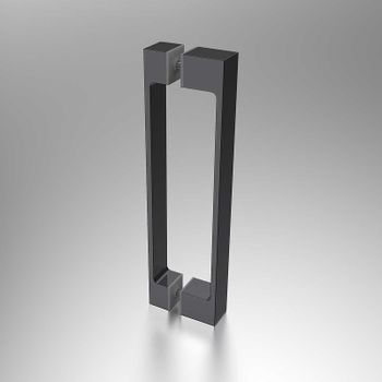 Душевая дверь Vincea Alpha 80 VDP-3AL800CLGM профиль Вороненая сталь стекло прозрачное — фото 6, Распашные душевые двери