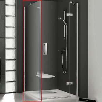 Душевая стенка Ravak SmartLine SMPS-80 R 9SP40A00Z1 профиль Хром стекло Transparent — фото 1, Боковые стенки
