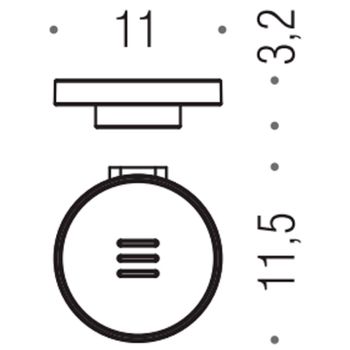 Мыльница Colombo Design Mini B4001.OM-VAN Золото матовое — фото 2, Мыльницы