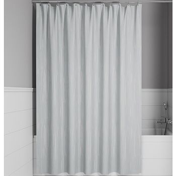 Штора для ванны Iddis Base 240х200 BD02P24i11 Светло-серая — фото 1, Шторы для ванной