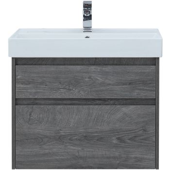 Тумба под раковину Aquanet Nova Lite 75 242273 подвесная Дуб рошелье — фото 1, Тумбы под раковину