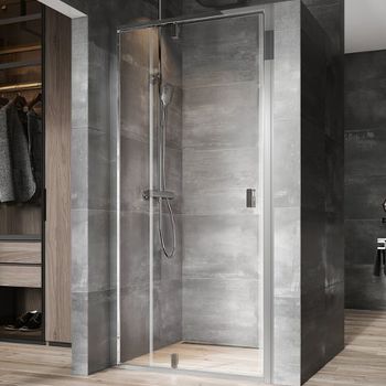 Душевая дверь Ravak Nexty NDOP2-100 03OA0C00Z1 профиль Хром стекло Transparent — фото 1, Распашные душевые двери