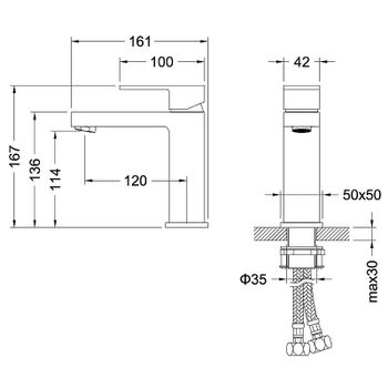 Комплект смесителей Aquatek Либра AQ1631MB Черный матовый — фото 5, Готовые комплекты для ванной комнаты