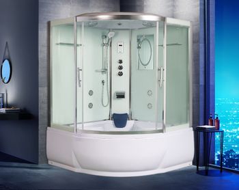 Душевой бокс WeltWasser WW500 Emmer 15055 150x150 10000003291 профиль Хром стекло прозрачное — фото 2, Душевые боксы