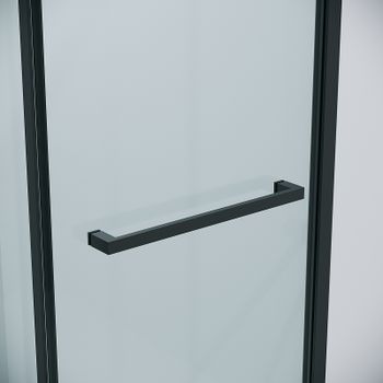 Душевая дверь Grossman Style 100 100.K33.05.100.21.00 профиль Черный матовый стекло прозрачное — фото 9, Раздвижные душевые двери