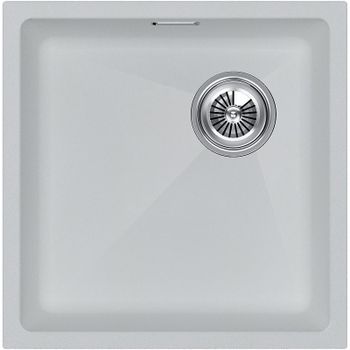 Кухонная мойка Paulmark Lumi 45 UNI-Skew LU45SK-WH Белая — фото 1, Кухонные мойки