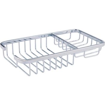 Полка корзина Haiba HB337 Хром — фото 1, Полки для ванной и душа